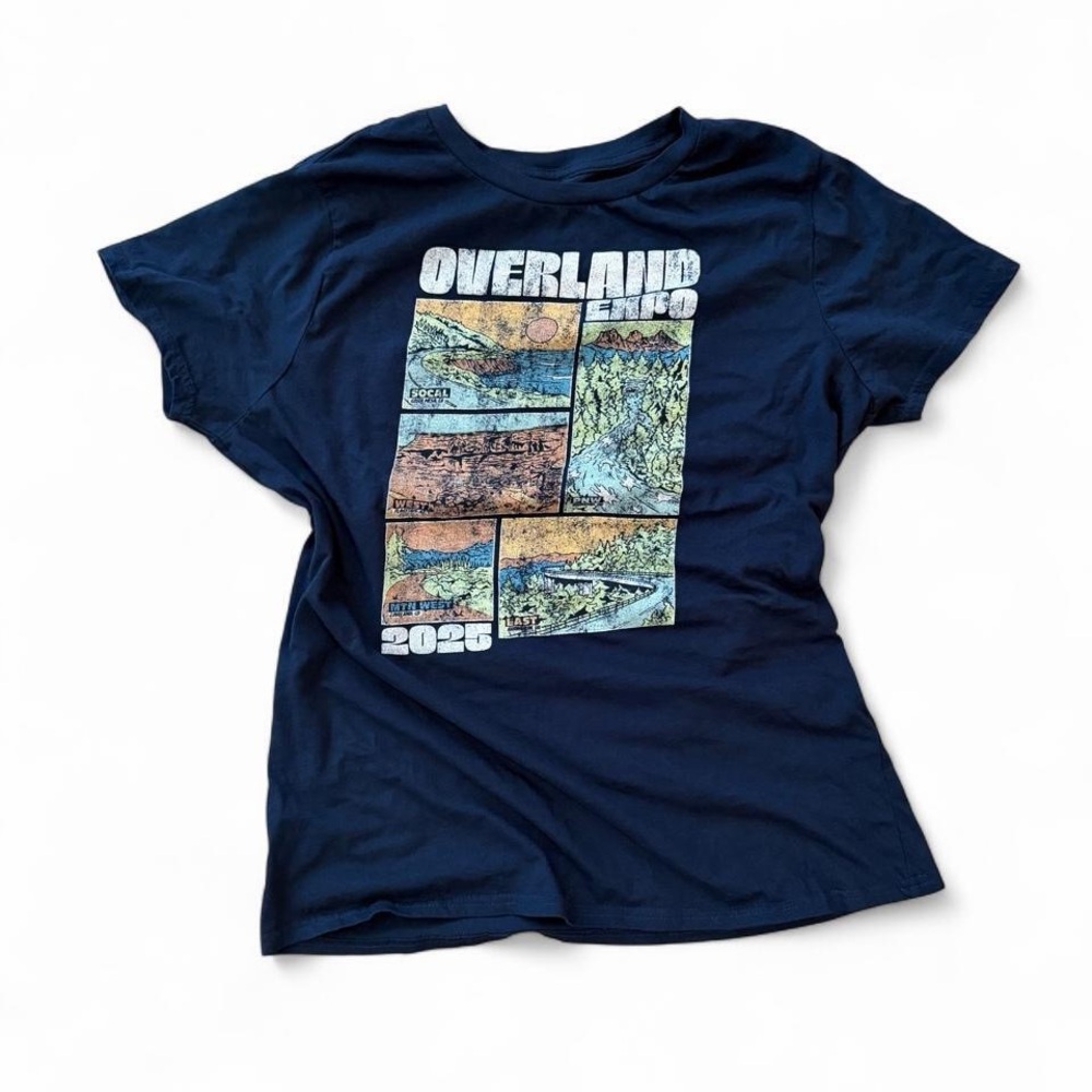 W Black ‘Overland Expo 2025' Graphic Tee